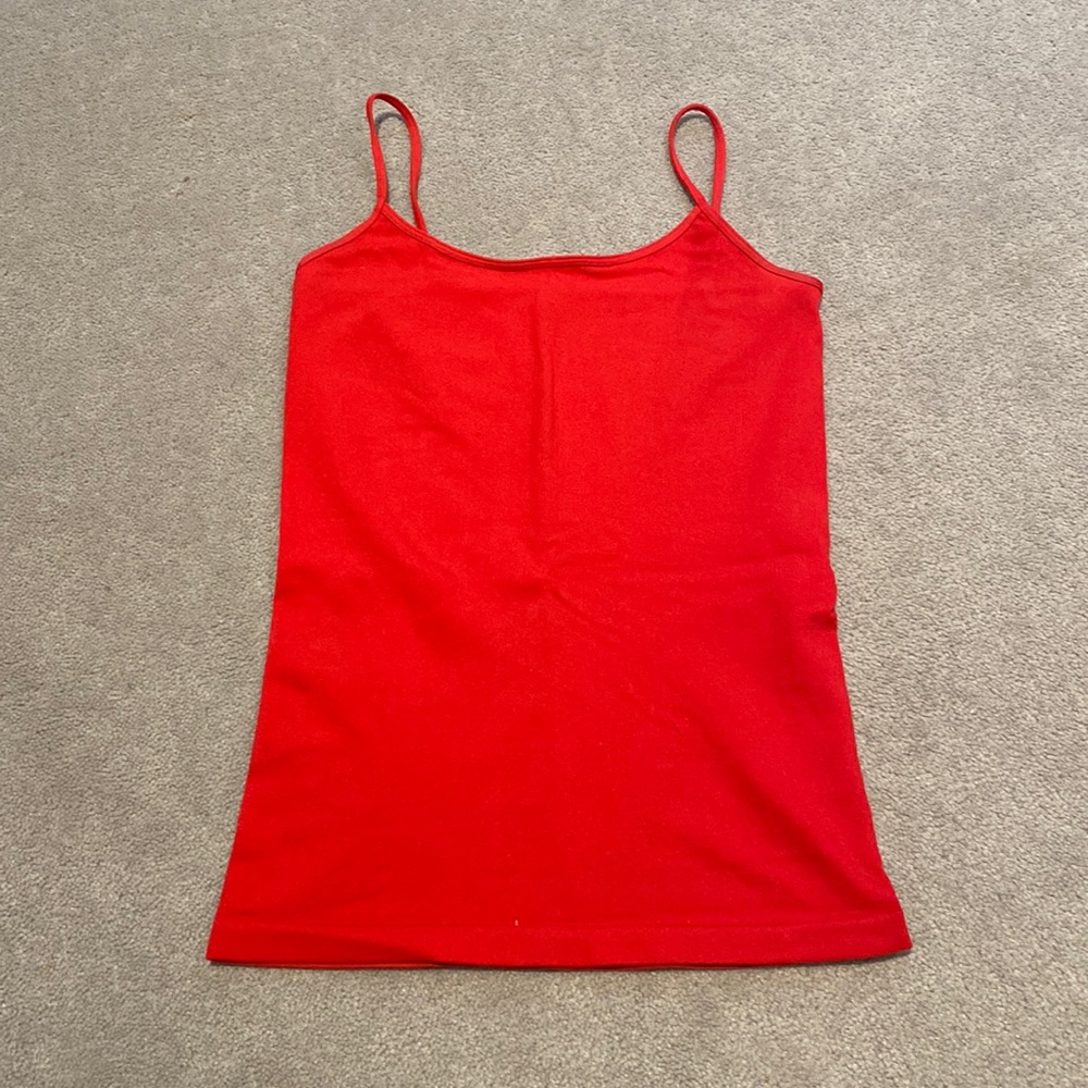 Red Malibu sugar tank top